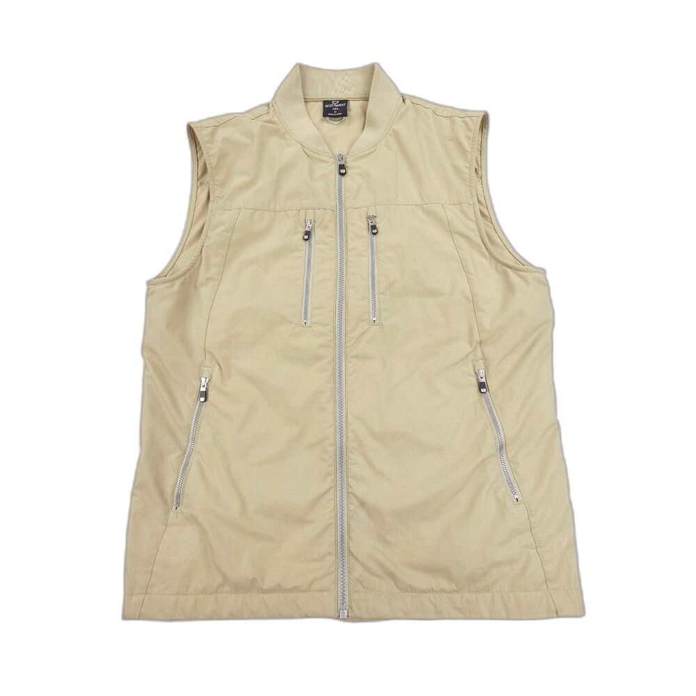 SCOTTEVEST 101 Vest Khaki Utility Gorpcore Minimal Outdoor Commute Active Sporty